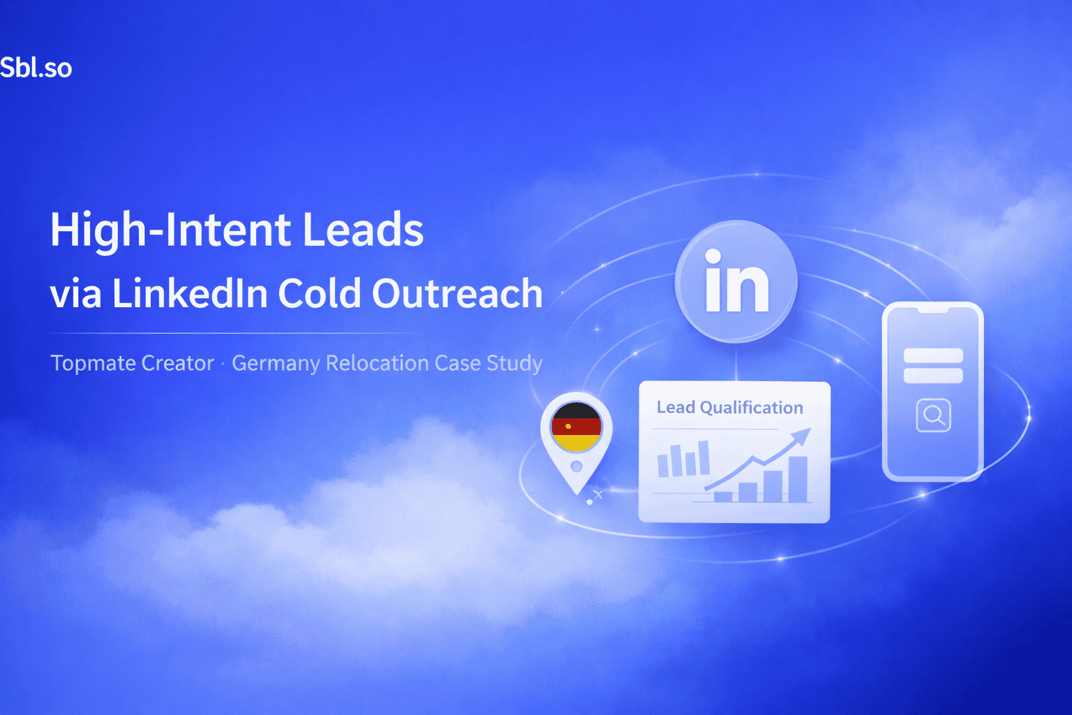 High-Intent Leads via LinkedIn Cold Outreach Topmate Creator • Germany Relocation Case Study