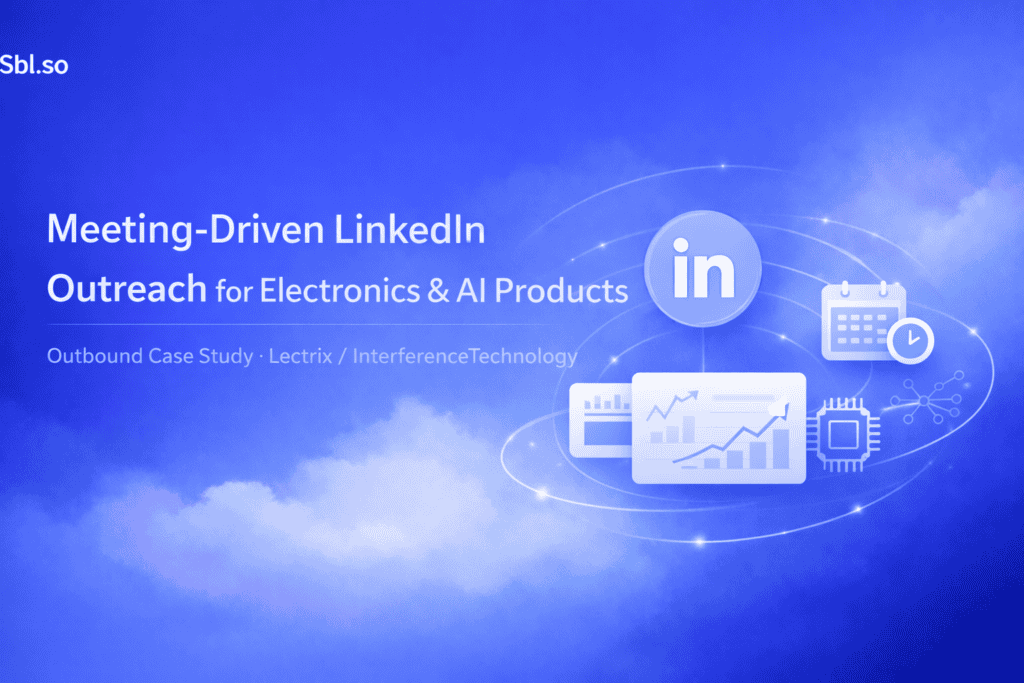 Meeting-Driven LinkedIn Outreach for Electronics & Al Products Outbound Case Study • Lectrix / InterferenceTechnology
