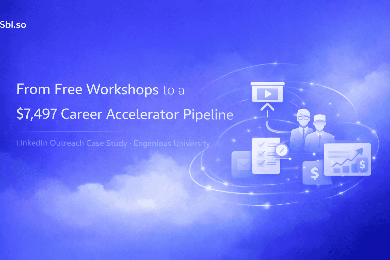 From Free Workshops to a $7,497 Career Accelerator Pipeline Linkedin Outreach Case Study • Engenious University