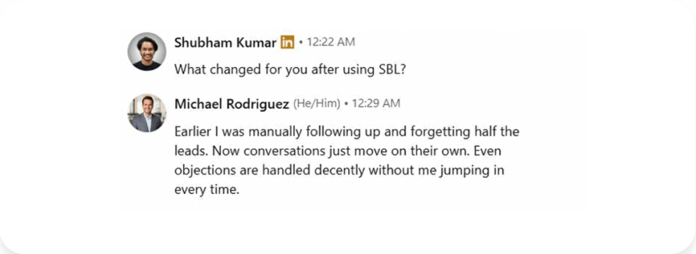 Sales automation tools for persuasive outreach and lead management.