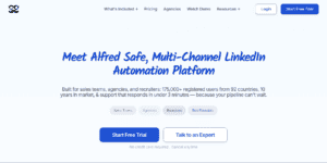 Meet Alfred Login page